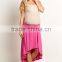 Latest Skirt Design Pictures Women Trend hi Low Maternity Skirt 2016