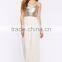 Adjustable Strap Sequined V Neck Wide Leg Jumpsuit Women Clothes