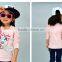 Children's 100% Cotton Long Sleeve t Shirt With Lovely Printing Under Shirt Bottom Shirt