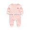 Wholesale long sleeve 100% cotton baby romper jumpsuit