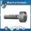 Made in Taiwan Metric Coarse Brass Round Head Metric Knob Black Oxide Stainless Steel Gibraltar Knurled Thumb Screw