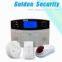 Remote control&Blue backlighting graphic display GSM home security alarm system