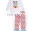 wholesale reindeer embroidery boutique kids christmas clothes