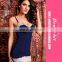 Hot Selling Two Color Blue Black Lingerie Sexy Babydoll For Women