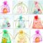 4''x5.5'' Heart Organza Wedding Party Favor Gift Candy Pouch Bags