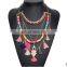 New Color Wood Beads Tassel Necklaces Bohemia Boho Ethnic Style Multilayer Chain Feather Pendant Bijoux Women Jewelry