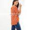 Custom t-shirt printing wholesale short sleeve Step hem casual chothes women t-shirt