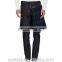 Custom slim fit Man denim jean stretch tight skinny half skirt with jeans men top fashion