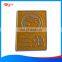 Self-adhesive embossed aluminum nameplates