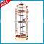 Newest Superior Quality Factory Wholesale Metal Red Rack Wine Holder For Kitchen