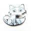 Promotional gifts custom 3d silver enamel metal lapel pin