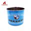 Reliable and Cheap 500ml round metal tins 4 liter tin can 32oz box with brush