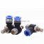 factory direct sale T type pneumatic component SL6-01/8-02/10-02 quick coupling for throttle valve