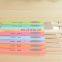 Knitting Tool Plastic Handle Sweater Needle Colorful Soft-skinned Aluminum Crochet Hooks Needle With 8pcs Each Set