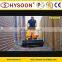 HYSOON HY380 23 HP gasoline engine mini carregadeira