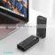 Small Hand Size Luxury Lightning Micro Type C Input 2 USB Output Metal Portable Power Bank 10000mAh with Digital Display
