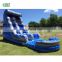 commercial whole sale inflatable blue sea rover slide with pool for kids