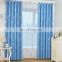Custom new design luxury silver floral full shading heat proof blackout window curtains fabric