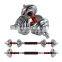 Adjustable Arm training Chromed Barbell Dumbbell Set