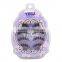 Human hair eye lashes individual false eyelashes