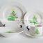 2016 new design product Christmas tree porcelain dinnerware set