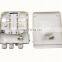 12 Fiber Cores FTTH Distribution Box FDB Fiber Terminal Box 12 Fiber Pigtail Distribution Box Gray