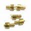 ODM Customized Precision CNC Machined Solid Brass Domed Choke Knob for Motorcycle Engine