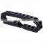 Fast delivery PA66 bridge type exterior open plastic carrier chain for cranes car washes