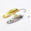 Factory Price 1.5g/2.5g/3.5g/5g Jigging Spinner Wobbler Mini Zinc Alloy Metal Spoon Fishing Lure Single Hook