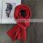 140*18cm new small student scarf men and women autumn and winter long double-sided dense knit rabbit wool solid color bib