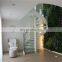 Newly design popular glass spiral staircase indoor glass steps