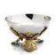 brass leaf stand bowl