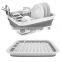 Latest Adjustable Plastic Multifunctional Folding Kitchen Sink Wash Drain Basket