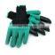 Best selling Digging and Planting Garden Gloves With Fingertips Claws