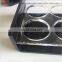 Acrylic 6 Holes Bar Glass Holder Liquor Cup Holder Acrylic Shot Glass Serving Tray