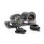 Round power take base + dual USB single lamp 4.2A dual hole USB panel combination