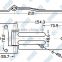 01171 Door hinge curtain side trailer parts                        
                                                Quality Choice