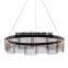Hotel Project Indoor Decoration Pendant Light Lobby Villa LED Hanging Lamp Luxury Glass LED Chandelier