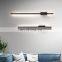LED Line Wall Lamp Современная простая настенная лампа для декора дома, лампа для создания атмосферы, декорация гостиной/спальни RGB LED Lamp