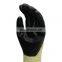 Flame Resistant Aramid Safety Gloves Cut Proof Arc Flash Protection Gloves Nitrile Coated Heat And Cut Resistant Working Gloves