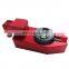 Portable rechargeable battery-powered precision retroreflectometer for road marking