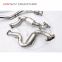 HMD Car Accessories Exhaust Manifold for Audi S6 S7 With Catalytic Converter Downpipe Catless High Flow Catalyst Header whatsapp008613189999301