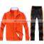 Custom Design Wholesale price Sports Gym Tracksuit Two zippered pockets track jacket with sweat pants Tracksuits