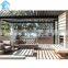 Motorized Luxury Sun Shade Aluminum Gazebo Roof with Side Screen in Customized Sizes