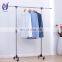 Multicolor Heavy Duty Clothing Portable Double Clothes Rack