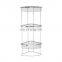 3-tier triangular Storage rack Freestanding Storage Organizer Shelf