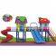 Popular rental business water slide kids fun plastic playground equipment children