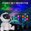 Space shuttle Astronaut Projector Portable Mini Galaxy Nebula Projector Light Remote Control Bedside Lamp For Kids Room