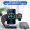 15W Esta??o de Carregamento Rápido para Celulares e Relógios Inteligentes com Carregador Qc3.0 e Suporte de Carregamento Sem Fio Magnético 4 em 1 para Mesa