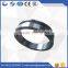 Concrete pump pipe with weld collars forging end fitting flange